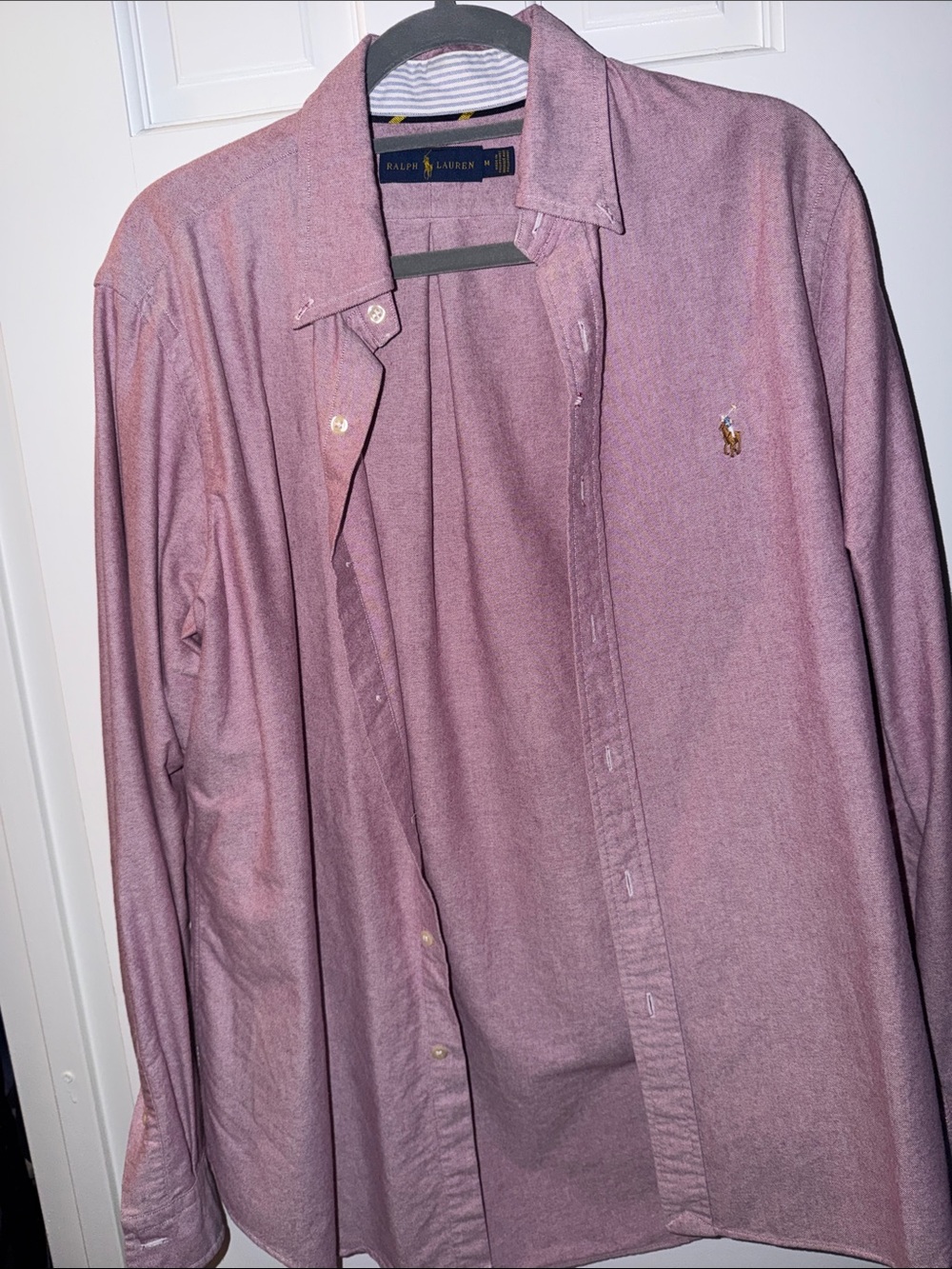 Ralph Lauren Men's Dusty Rose Button-Down Shirt